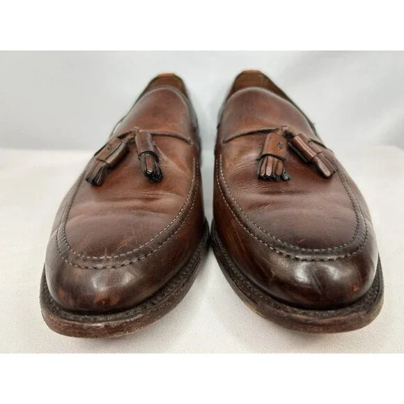 Allen Edmonds Men's Grayson Tassel Loafers Dress Shoes Size 13 D Brown - Picture 2 of 11